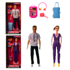 Кукла  PX358-A(72шт/2) 2 вида,чемодан,аксессуары,в кор.– 14*5*32.5 см, р-р игрушки – 29 (КИ)