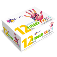 Набір пальчикових фарб 12 шт. по 20 мл														