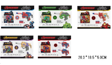 Бластер арт. SB497/498/499/500/501 (120шт/2) 5 видів, стріляє поролон. снарядами 6шт.(КІ)