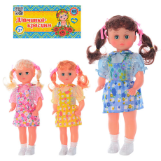 Лялька 1385PIC1 (72шт) 33см, звук, 3 види, кул., 14-41-5 см		