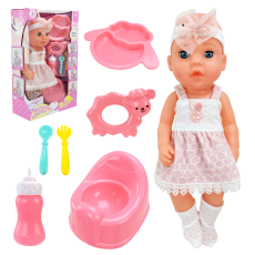 Пупс"Маленьке Сонечко"арт.PL-524-110(24шт/2) їість, пісяє, аксес р-р пупса 33 см у короб.(КІ)