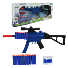 Іграшкова зброя арт.502-19 (30шт/2)стріляє поролон. знарядами,10знарядів в наборі, короб. 65,8*2(КІ)