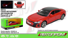 Машина мет.  арт. 68721 (48шт/2) 1:36 "Audi E-tron GT", батар, світ., звук, відкр.двері,(КІ)