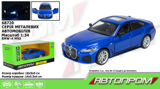 Машина мет. арт. 68720 (48шт/2) 1:34 "BMW i4 M50", батар, світ., звук, відкр.двері,