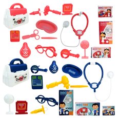 Лікар набір арт. 8807A-13/8807-13 (48шт/2)   мікс 2 види,у вигляді шприца. стетоскоп, шприц,(КІ)