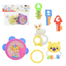 Брязкальце у ручку арт. E606-4 (108шт/2) 6 шт. пакет 25,5см(КІ)