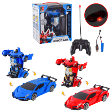 Машина-трансформер р/к арт. FD206X (48шт/2) акум.,короб 21*18*15,2см(КІ)