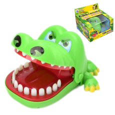 Гра настільна HJ6602 (72/2шт) кусаючий крокодил,у коробці (16*16*9см)		