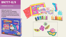 Пластилин-жидкий BN777-8/9 (24шт/2) 8 цветов катриджей, стайлер, насадки, в коробке 32*5*25см(КИ)
