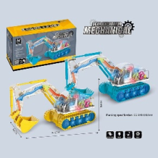 Екскаватор арт. 9813 (48шт/2) батар., 3кольори, світло,звук, короб. 25,8*14*10см(КІ)