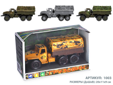 Машина инерц. 1003 (120 шт/2) "Тент Военная" муз., свет (без упаковки)