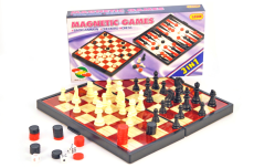 Шахмати магнітні 3в1, в коробці 9831 р.25*12,5*3,5см.	