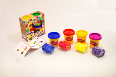 Набір креативної творчості "Тiсто для лiпки "Master Do" 4 банки*50г укр. (12), TMDB-01-03											