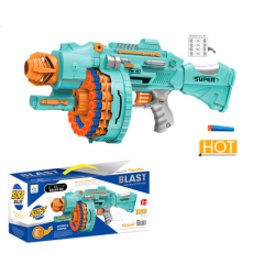 Бластер 9937(24/2)м'які кулі-присоски 40шт та мішенню, на батарейках (43*15*12 см) у коробці		