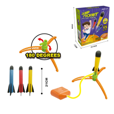 Ігровий набір "Стрибок ракети" LZ053 (24шт) з пусковою установкою Jump Rocket , 6 ракети , 3 пуски (