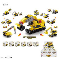 Конструктор арт.10008 (720шт/2) 60 диспл. по 12шт 21*14,3*7,2см(КІ)