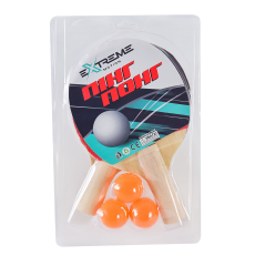 Теніс настільний арт. TT1414 (60шт) 2 ракетки, 3 м'ячики, слюда(КІ)