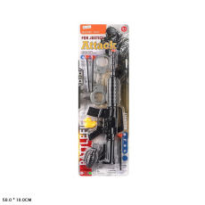 Зброя арт. A331 (168шт/2) 3 снаряди на присосці, наручники, планш. 58*17см(КІ)