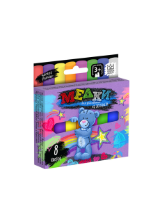 "Крейда для малювання на асфальті" тонка 8 шт укр. (60)(Пок)