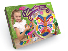 Набір креативної творчості "Шкатулка "Сяюча паєтка"(Пок)