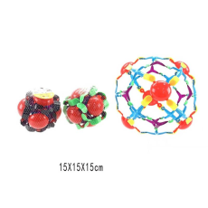 Куля - трансформер арт. 36915 (90шт/2) мікс кольорів, розкривається в повітрі,сітка(КІ)