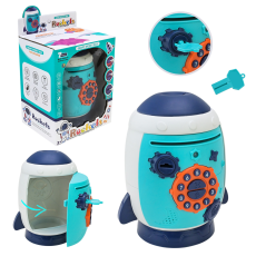 Сейф арт. MH030 (72шт/2) батар. світло, звук, у вигляді ракети короб. 16*13*26(КІ)