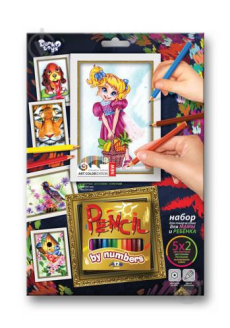 Набір для творчості "Pencil by number" (Пок)