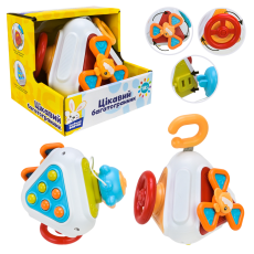 Брязкальце арт. PL-724-78 (72шт)"Сонячний зайчик", тактильні, рухомі частини,р-р13,5*10см, короб(КІ)