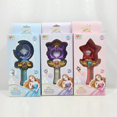 Аксесуари для дівчат арт. 777-C769 (96шт/2)  мікс 3 кольори, батар. чарівна паличка, муз, світло(КІ)