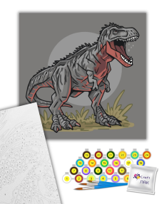 Набір для розпису "Гіганотозавр" 30*30 см														