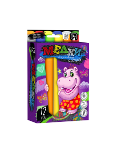 "Крейда для малювання на асфальті" велика 12 шт укр. (10)(Пок)