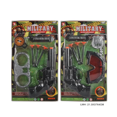 Поліцейський набір арт. 2121-16 (144шт/2) пістолет, 3 стріли на присосці планш. 21,3*37*4см(КІ)