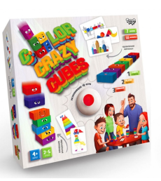 Розвиваюча настільна гра "Color Crazy Cubes" укр (10)(Пок)