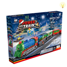 Залізниця 21811 (12/2шт) різдвяний експрес,довжина шляху 670+ см ,бат.світло,звук, у коробці (59*8*4