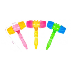 Молоточок арт.588-1 (264шт/2) пищалка, 3 кольори мікс, пакет 25*15,5*7см(КІ)