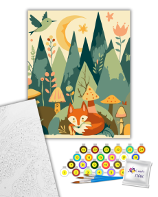 Набір для розпису "Вечірній ліс" 40*50 см														