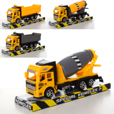 Бетонозмішувач JY8801-2 (144шт) інер-я. 18см, 2 види (1в-самоскид), в кор-ці, 23-10,5-7см		