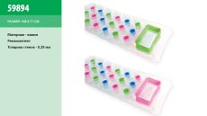 Матрац винил 59894(12шт)2 цвета,цветн.стакан,с рем.комплектом,188*71см(КИ)