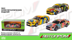 Машина металл 3642 (96шт/4),3 цвета,в кор.15*8*6см(КИ)