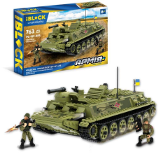 Конструктор IBLOCK арт.PL-921-485 (12шт) Армія,ТранспортерMT-ЛB, 763 дет., 2 фиг,короб. 46*6,4*(КІ)