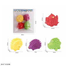 Пискавка арт. 628-5 (96шт/2)Тварин арт. з шипиками 4шт, р-р 8,6*6,35*7,5,  пакет. 20*23см(КІ)