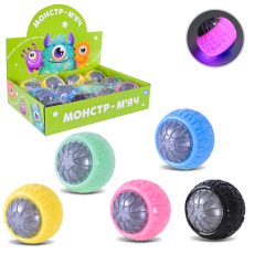 Пострибунчик арт. PR2517 (288шт) 5 видів  6,5 см світиться, 12 шт у дісплеї 29*21*6,5 см(КІ)