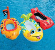 Лодочка-плотик 59380 (24шт)3 вида,(3-6 лет),рем комплект, до 23кг,в кор.107*69см / 100*64см / 100*97