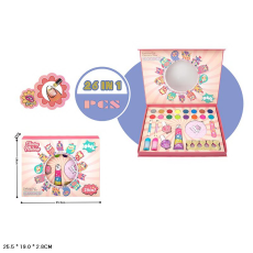 Косметика арт.LK2866(72шт/6)палетка тіней, лак для нігтів, блиск для губ, аксес,коробка  25*15*2(КІ)