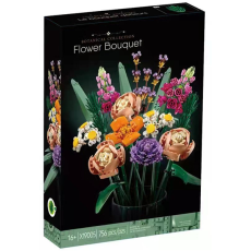 Конструктор X19005 (18шт) букет квітів 756дет.,у коробці (30*7*21см) 		