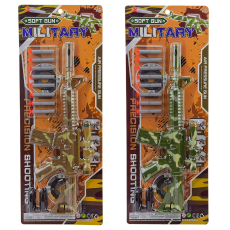 Військовий набір арт. 001-A52 (120шт/2) 2 кольори, 8 снарядів на присосці, планш. 55*20,5см(КІ)